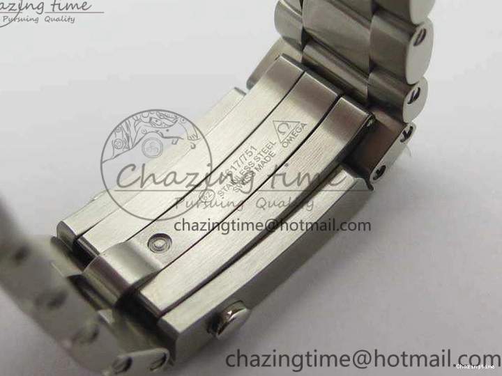 0727 MultiPurpose Planet Ocean Master Chrono SS OM 1:1 Best Edition Gray Dial On SS Bracelet A9900 V 8116